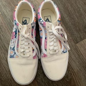 Spring Floral Vans Sneakers
